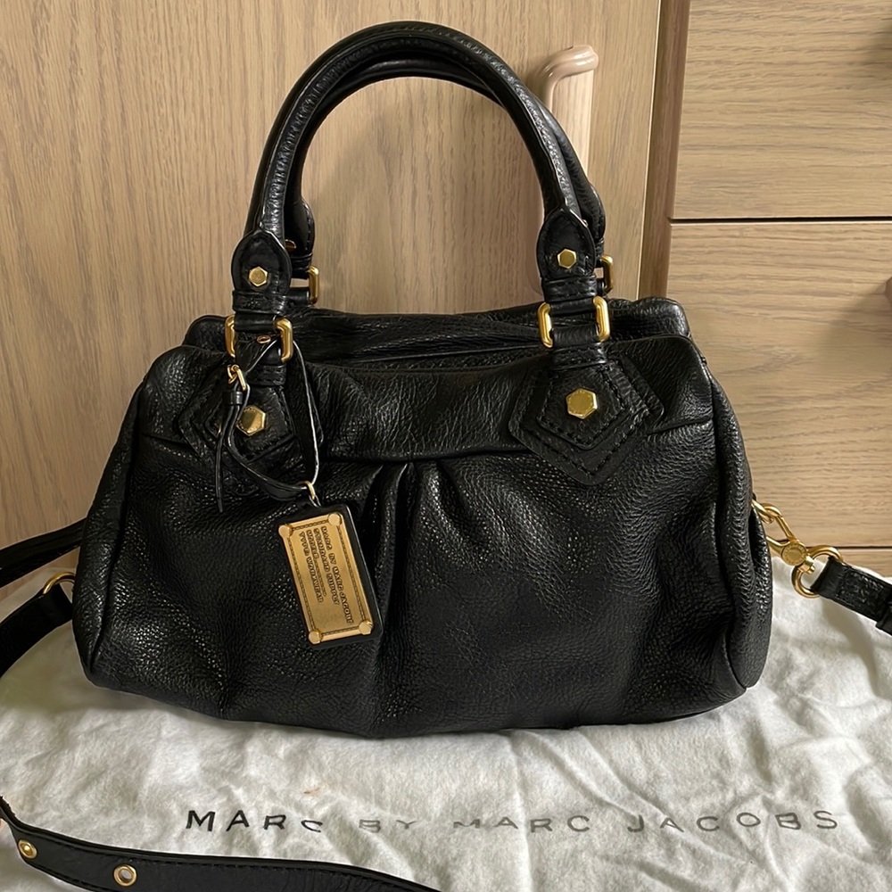 Marc by Marc Jacobs leather crossbody / shoulder bag - Classic Q Groovee Satchel